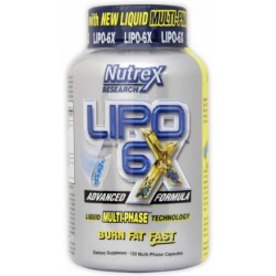 Жиросжигатель Lipo-6x от nutrex (личный опыт + отзыв)